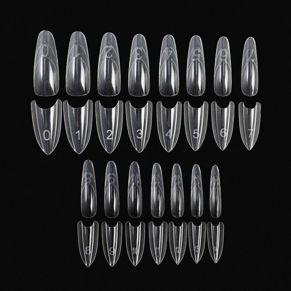 TopShopNails Верхние формы для моделирования Сэндвич Овал, 240шт