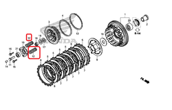 22401-MM9-000. SPRING, CLUTCH