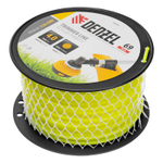 Леска для триммера круглая, 4,0мм х 69м, на DIN катушке FLEX CORD,  Denzel