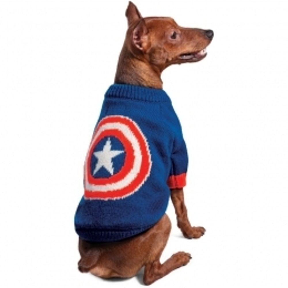 Disney, серия Marvel, свитер Капитан Америка, размер S, 25 см