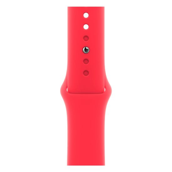 Apple Watch Series 9, 45 мм, корпус из алюминия цвета (PRODUCT)RED, спортивный ремешок цвета (PRODUCT)RED, размер M/L