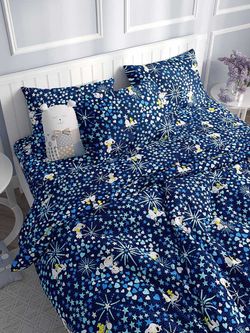 Наволочка комплект 2шт перкаль Сказка "Снупи" 50x70 см на молнии