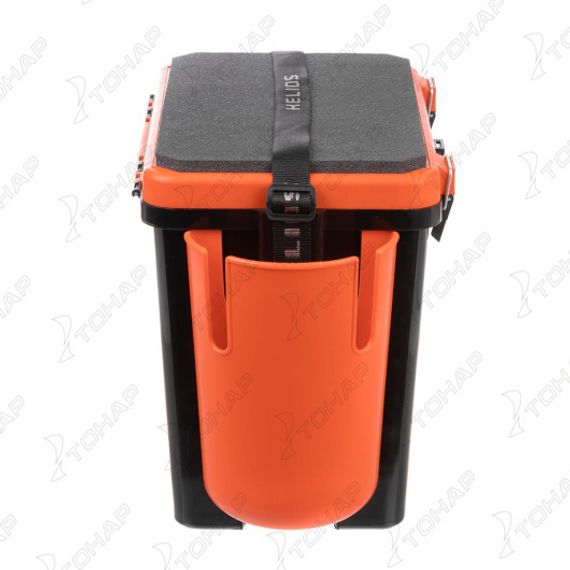 Ящик зимний Helios "FishBox" односекционный (19л) оранжевый