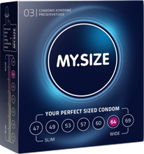 Презервативы MY.SIZE 64*223, 3 шт