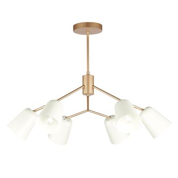 SLE155902-06 Светильник потолочный Золотистый/Белый E14 6*40W MARIO