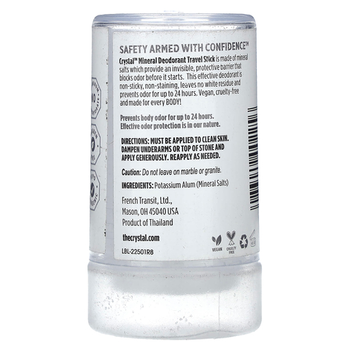 CRYSTAL, минеральный дезодорант-карандаш, без запаха, 40 г (1,5 унции)