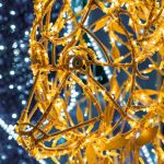 Светодиодная фигура "Медведь у пня"