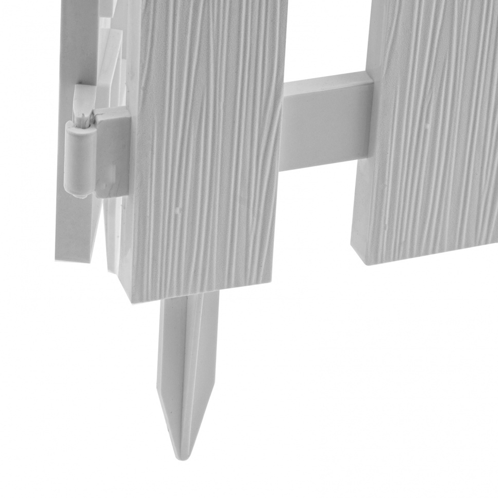 Забор декоративный "Классика", 29 х 224 см, белый, Россия, Palisad