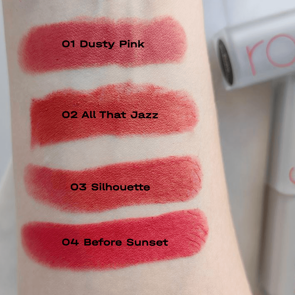 Лёгкая матовая помада для губ Rom&Nd Zero Matte Lipstick 02 All That Jazz