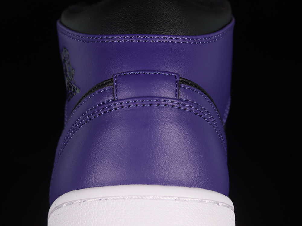 Jordan 1 Mid Purple Black