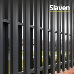 Грунт-эмаль SLAVEN 3 в 1, краска по металлу, по ржавчине, быстросохнущая, полуматовое покрытие, черный RAL 9005, 1.1 кг