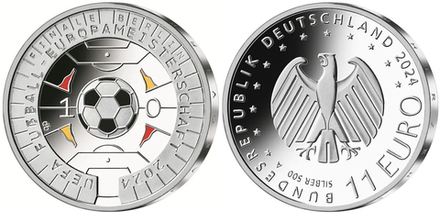 Германия, 11 евро, 2024 ЕВРО-2024 УЕФА, Германия