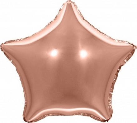 К 4" Звезда розовое золото