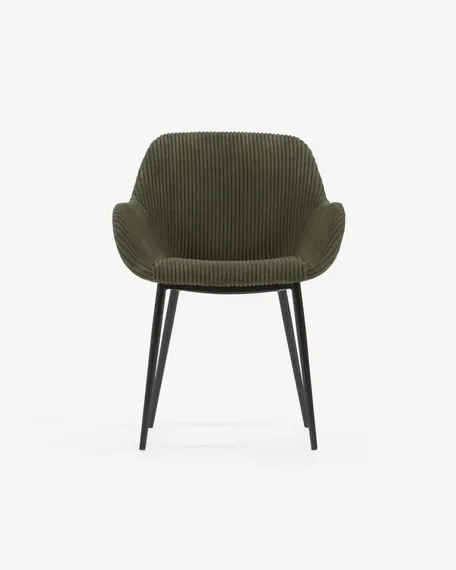 Стул Konna зеленый вельвет | La Forma | Испания | Купить в Hallberg.ru