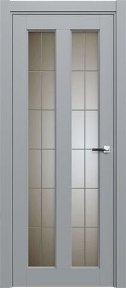 Межкомнатная дверь Status (Статус) 612 Сатинато бронза (алмазная гравировка) Milano