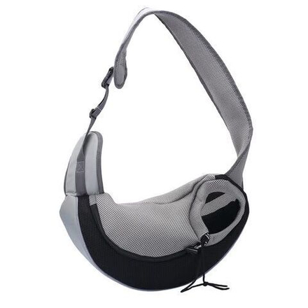 Переноска-слинг Triol "Комфорт" для животных серая 500х180х250