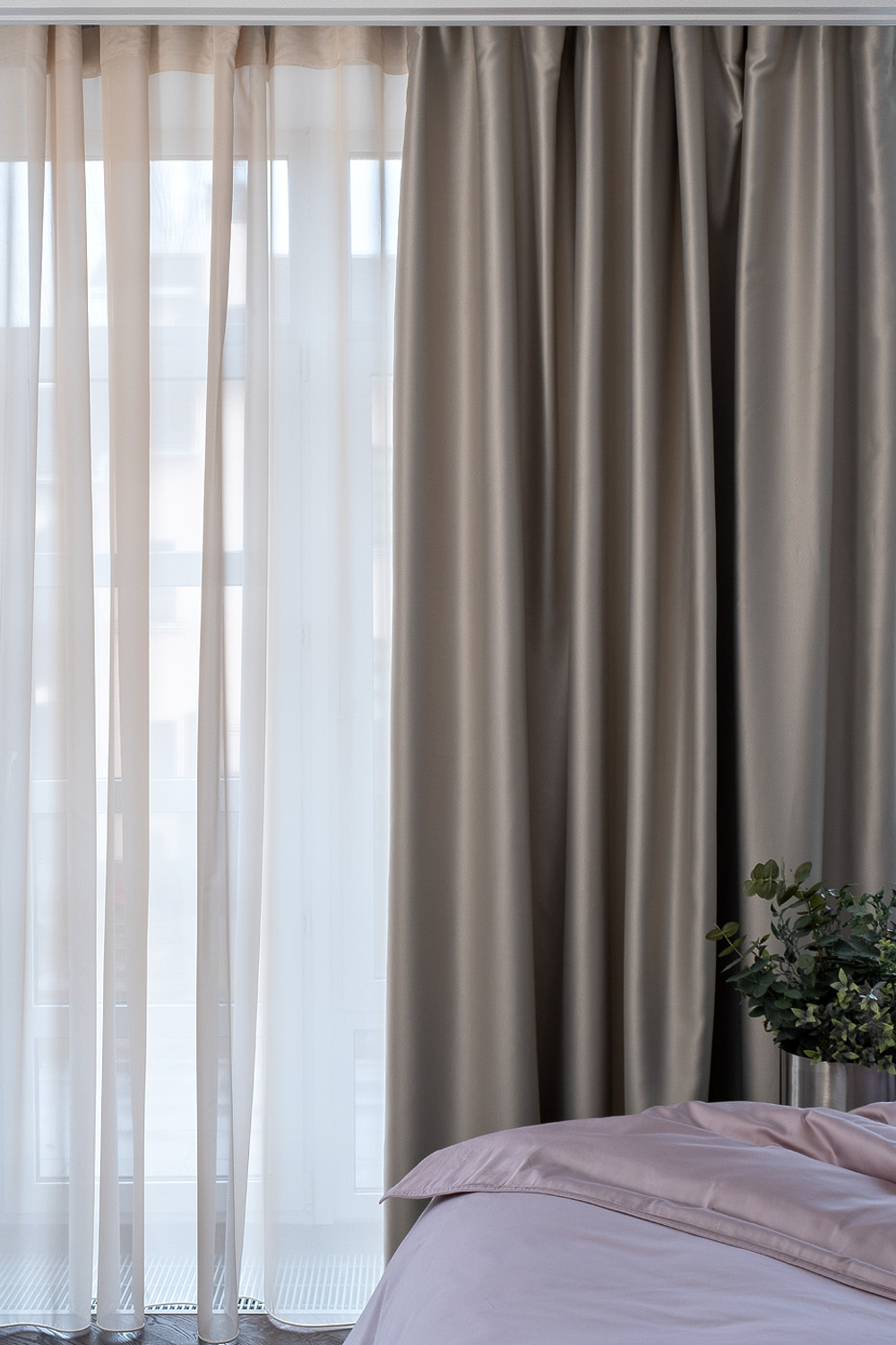 Портьера широкая без подклада 260x275 Garda Decor блэкаут 283107