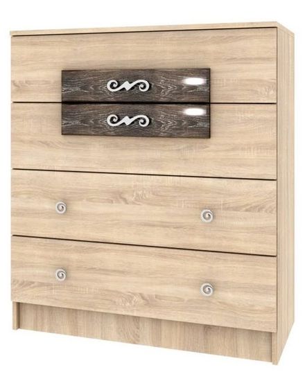 дуб сонома / дуб шале мореный