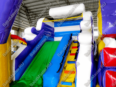 Надувной батут "Мульти-сафари-утка" 6*6*4 м