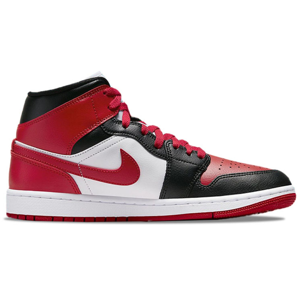 Кроссовки Jordan Air Jordan 1 mid "bred toe", BQ6472-079