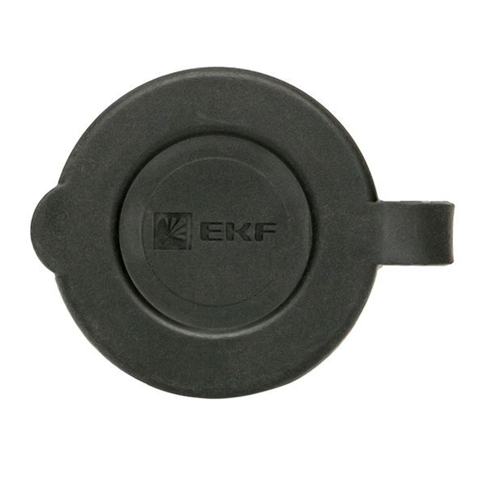 Розетка переносная с защитной крышкой каучуковая 230В 2P+PE 16A IP44 EKF Марс