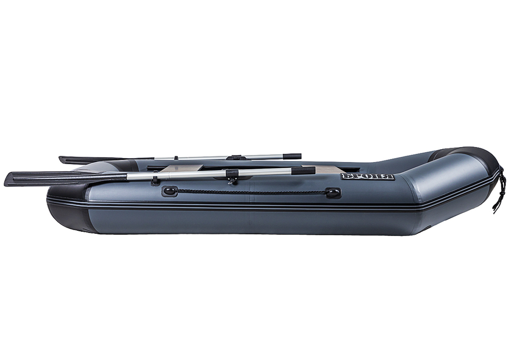 Броня-240 графит-черный (лодка ПВХ с усилением)