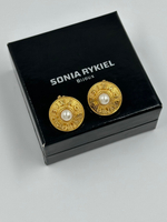 Клипсы с «жемчугом» Sonia Rykiel