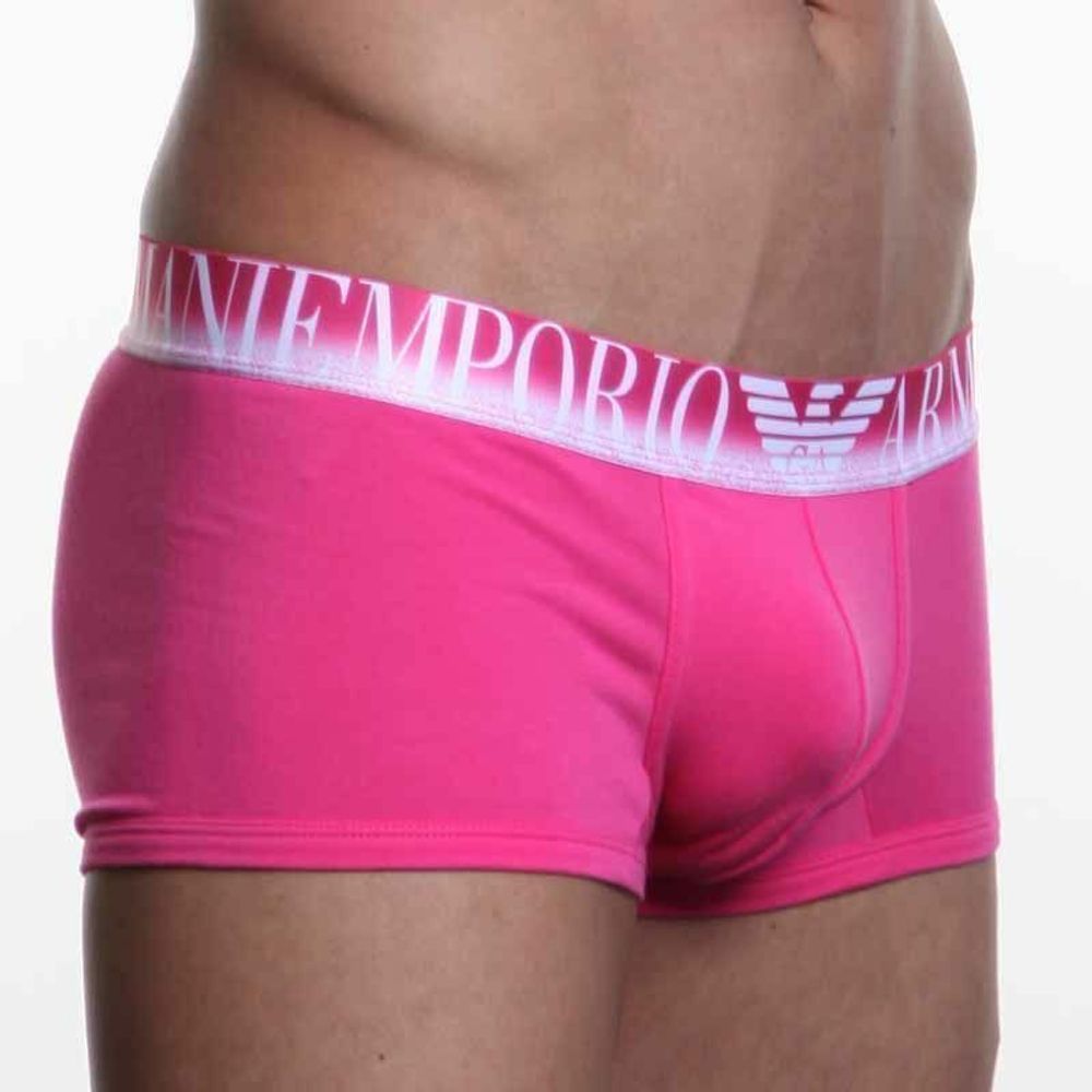 Мужские трусы хипсы Emporio Armani Pink Boxer