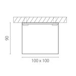 052316-IP65 Светильник MONOCCO LED10W 600LM 30G БЕЛЫЙ 3000K