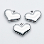 Подвеска Сердце, сталь, размер 12*15 мм, цена за 1 шт