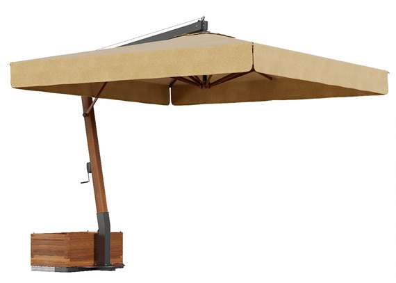 Зонт профессиональный Vespucci 400х400 см, черный