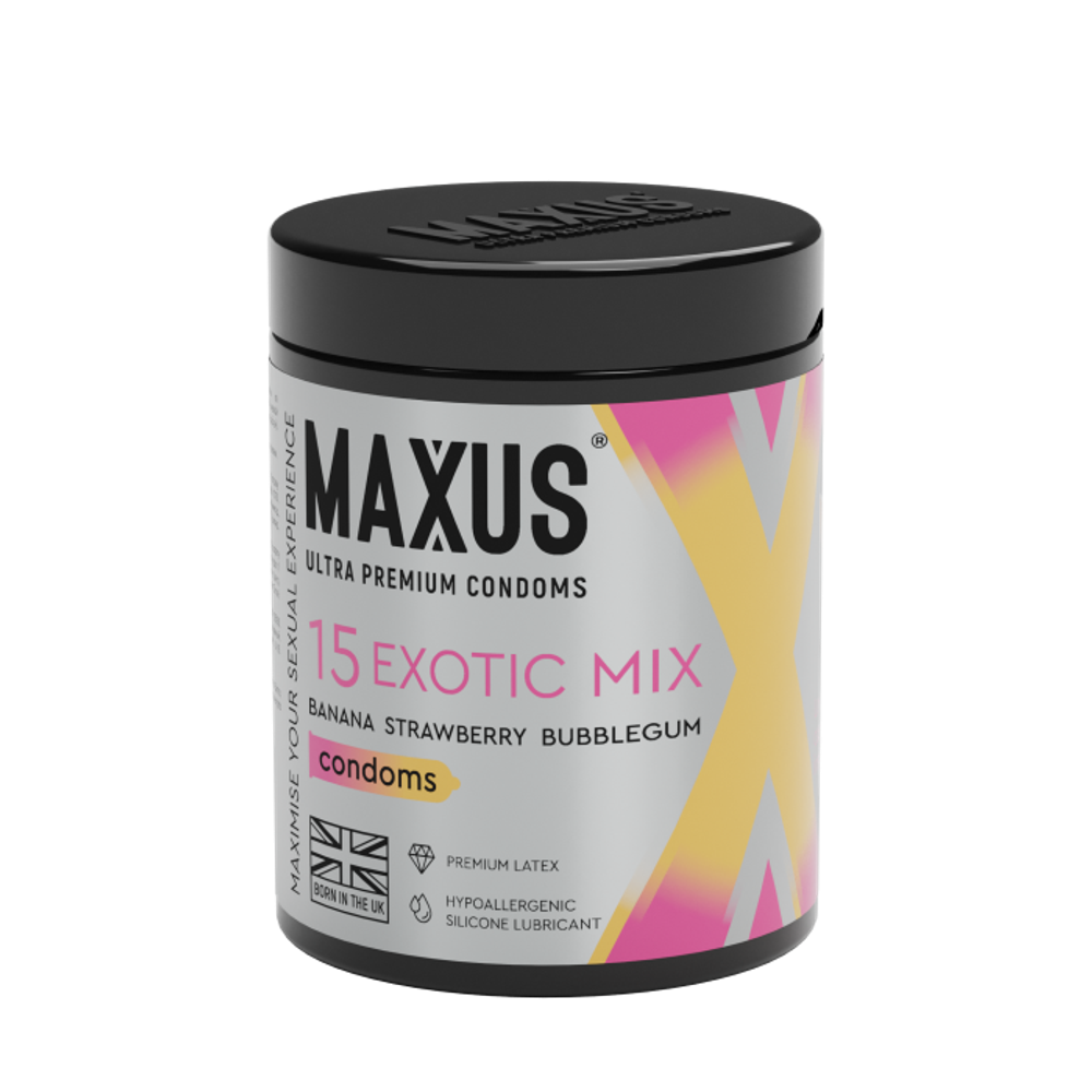 Презервативы MAXUS Exotic Mix №15, ароматизированные X-Edition, 15 шт