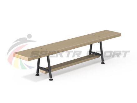 Скамья гимнастическая 2000 мм (2 регулир. мет. ножки)