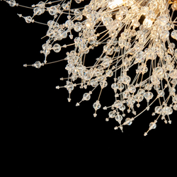 Люстра потолочная Lanbos, 6 LED ламп G9, до 90 Вт, до 15 кв м, золотая