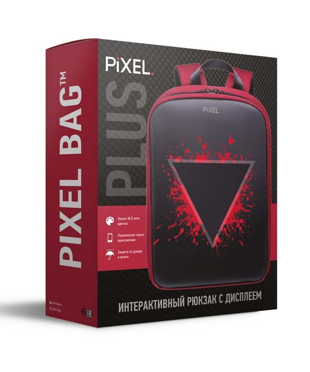 Рюкзак с дисплеем Pixel PLUS 2.0 - Black Moon (чёрный)