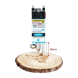 Лазерный модуль 80 Вт, 450 нм, фактическая мощность 10 Вт, с воздушной насадкой, подходит для гравировального станка с, 3D-принтера, деревообрабатывающих инструментов DIY