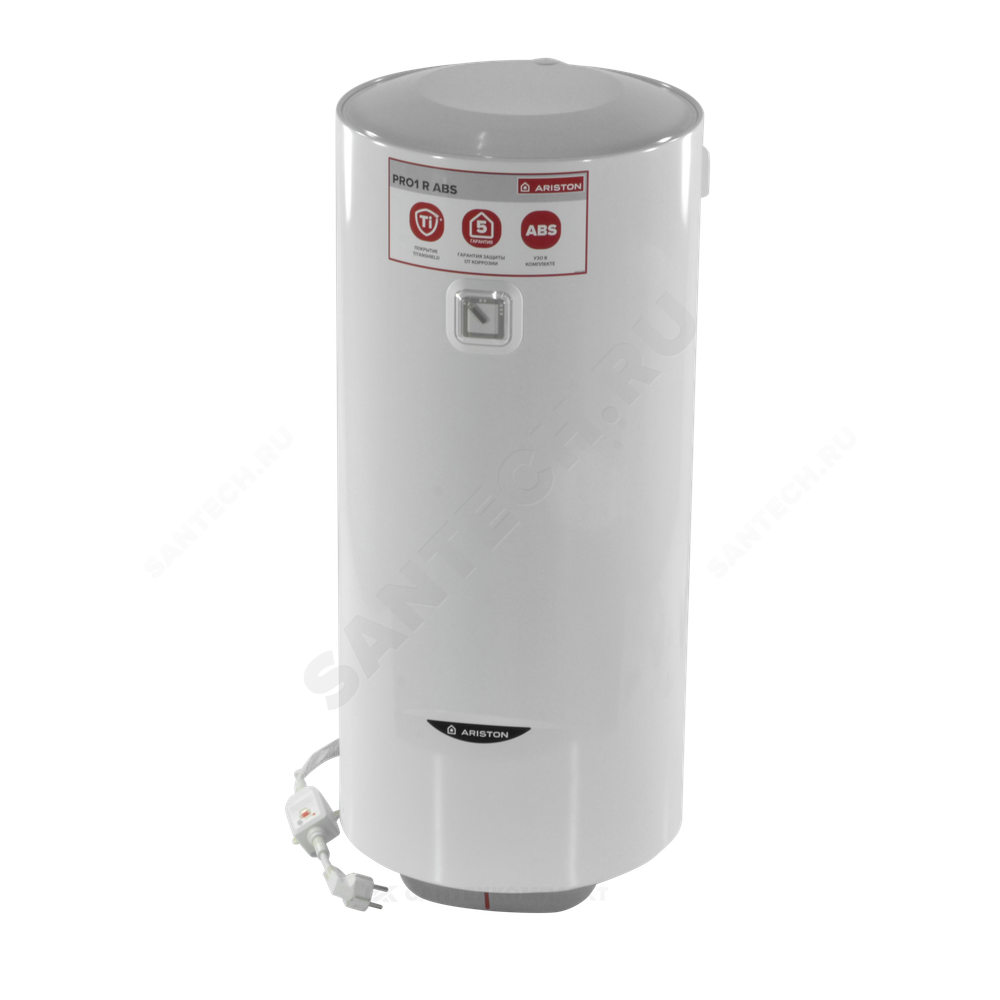 Водонагреватель электрический накопительный 30 л 1,5 кВт PRO1 R ABS 30 V SLIM Ariston 3700580