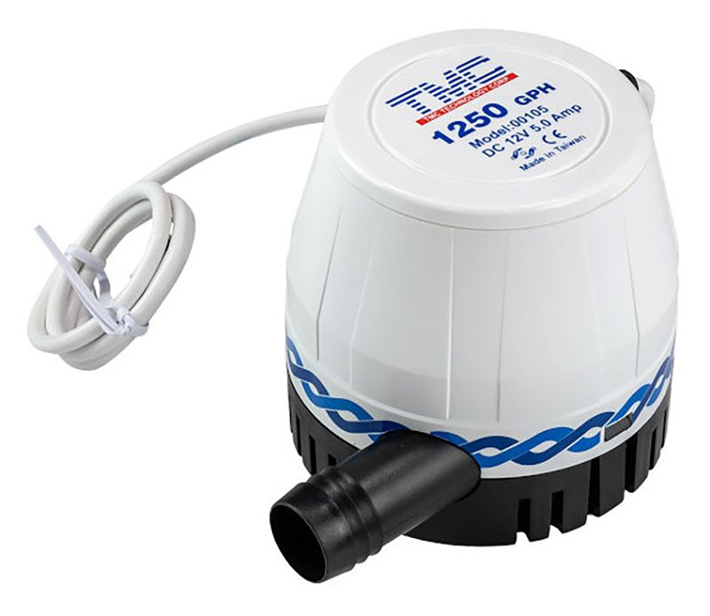 Помпа трюмная осушительная "TMC 1250" 79л/мин, 12 В (503-1712011, 10016215)