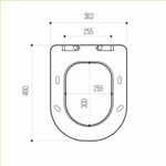 Сиденье для унитаза-моноблока WAVE STAR полипропилен, микролифт, БЕЛЫЙ глянец