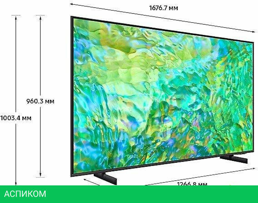 Телевизор Samsung Crystal UHD 4K CU8000 UE75CU8000UXRU