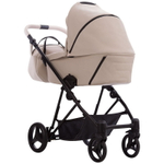 Детская коляска Bebetto Yoddi Pro 3 в 1 с автокреслом Avionaut Cosmo 01 св.бежевая кожа