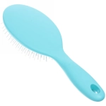 Расческа массажная «Lady Brush», форма овальная, цвет мятный, 22,5*7см (блистер Ultramarine)
