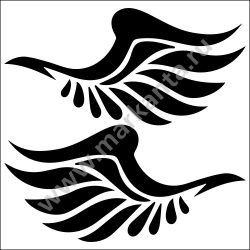 Наклейка парная "Тату-крылья" 1