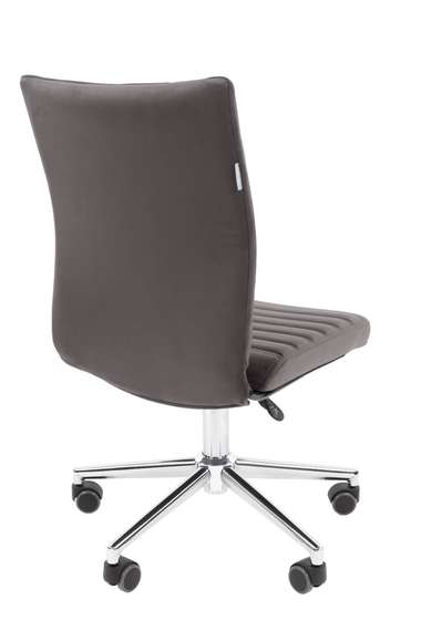 Офисное кресло Chairman 033 Россия ткань велюр T-55 серый