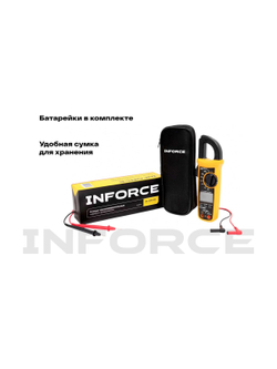 Токоизмерительные цифровые клещи Inforce с автодиапазоном 01-05-11