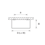 211916 Светильник ZOLLA CYL LED-RD 10W 780LM БЕЛЫЙ 3000K IP44