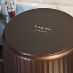 Кастрюля 5,2л Mokko Stella, а/пр литая со стеклянной крышкой