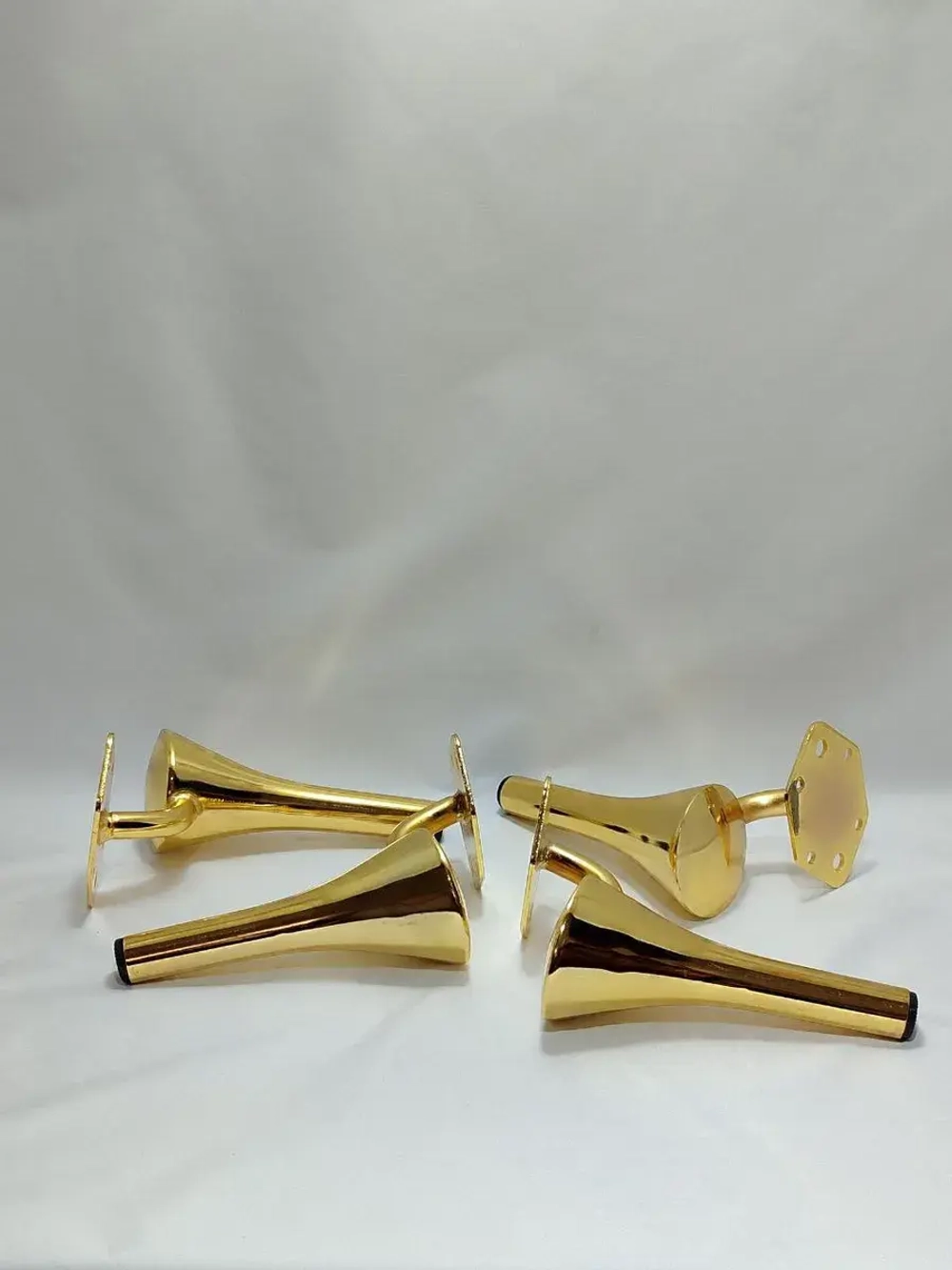 Мебельные ножки металлические Золотые под тумбу шкаф диван