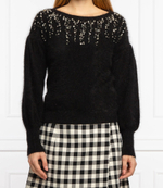 Хлопковый свитер Liu Jo - черный(CF1170 MA97L)