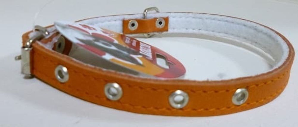 ОШЕЙНИК &quot;BUDDY&quot;  16мм 2сл КОЖА+ФЕТР НЕУКР 26-36см 20026